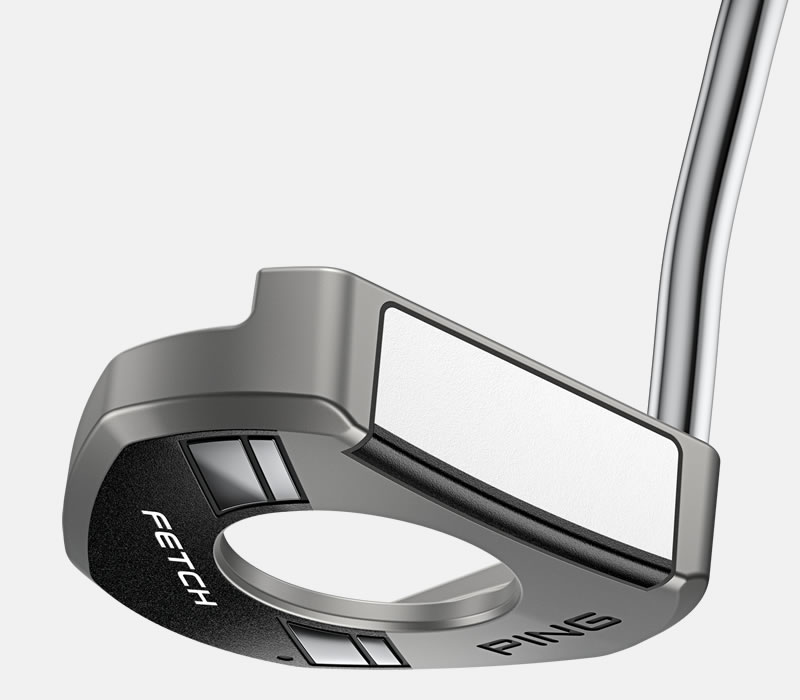 Face view of 2024 Fetch putter